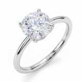 Classic Solitaire Ring - White Gold