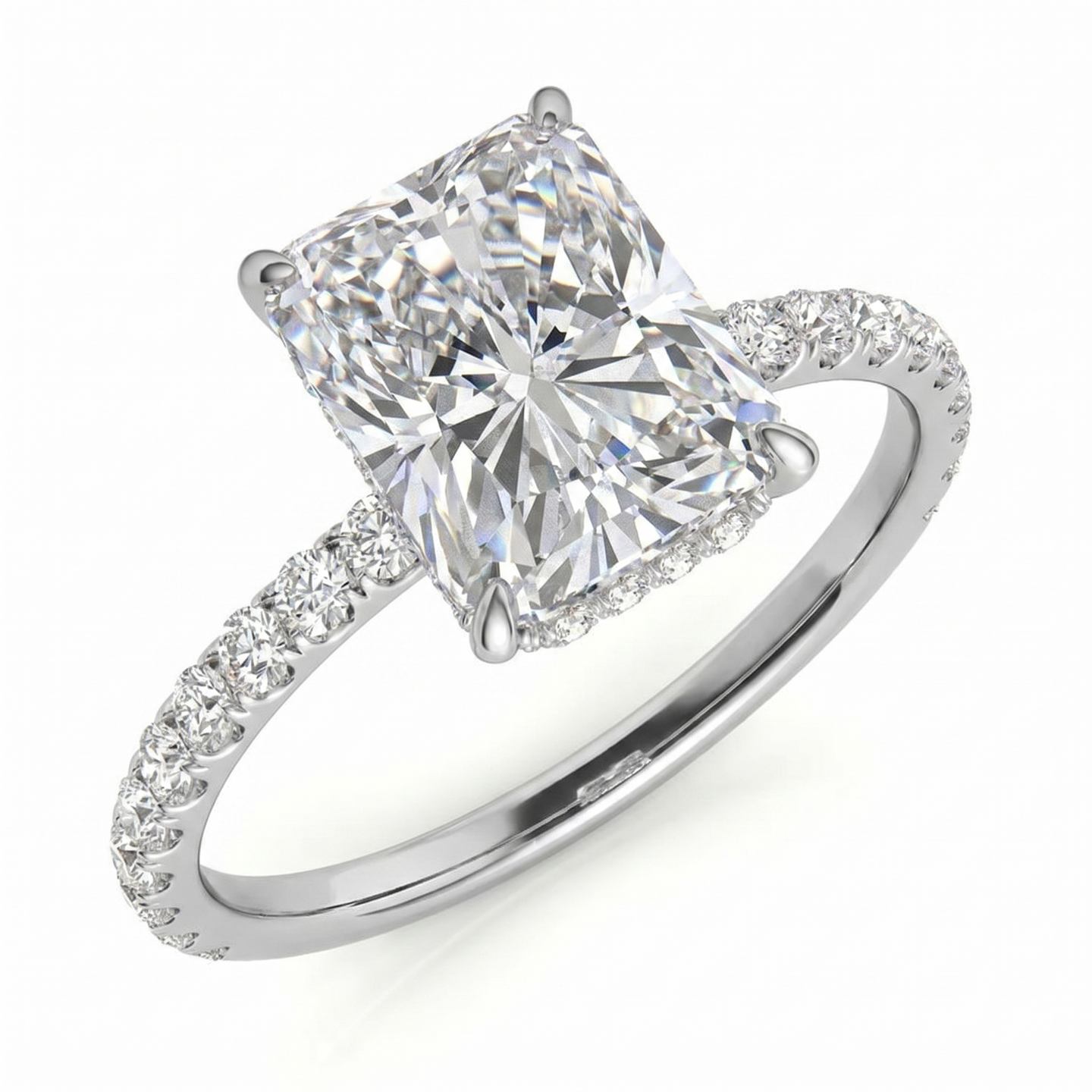 Valeria Radiant Ring - White Gold