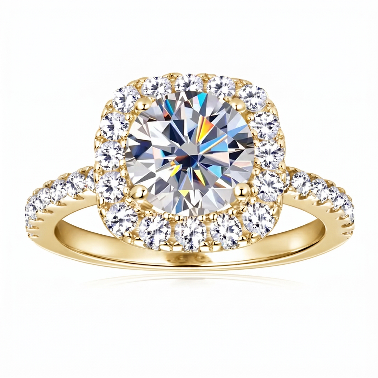 Amara Halo Ring - Gold
