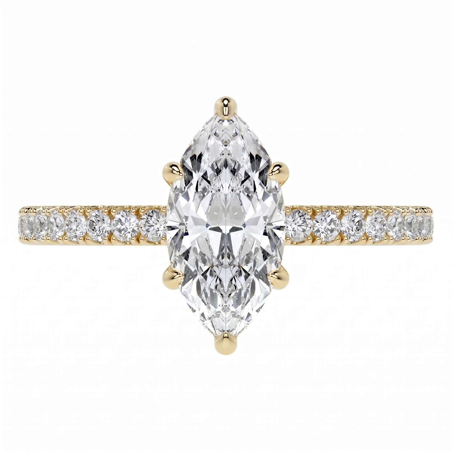 Aveline Marquise Ring - Gold