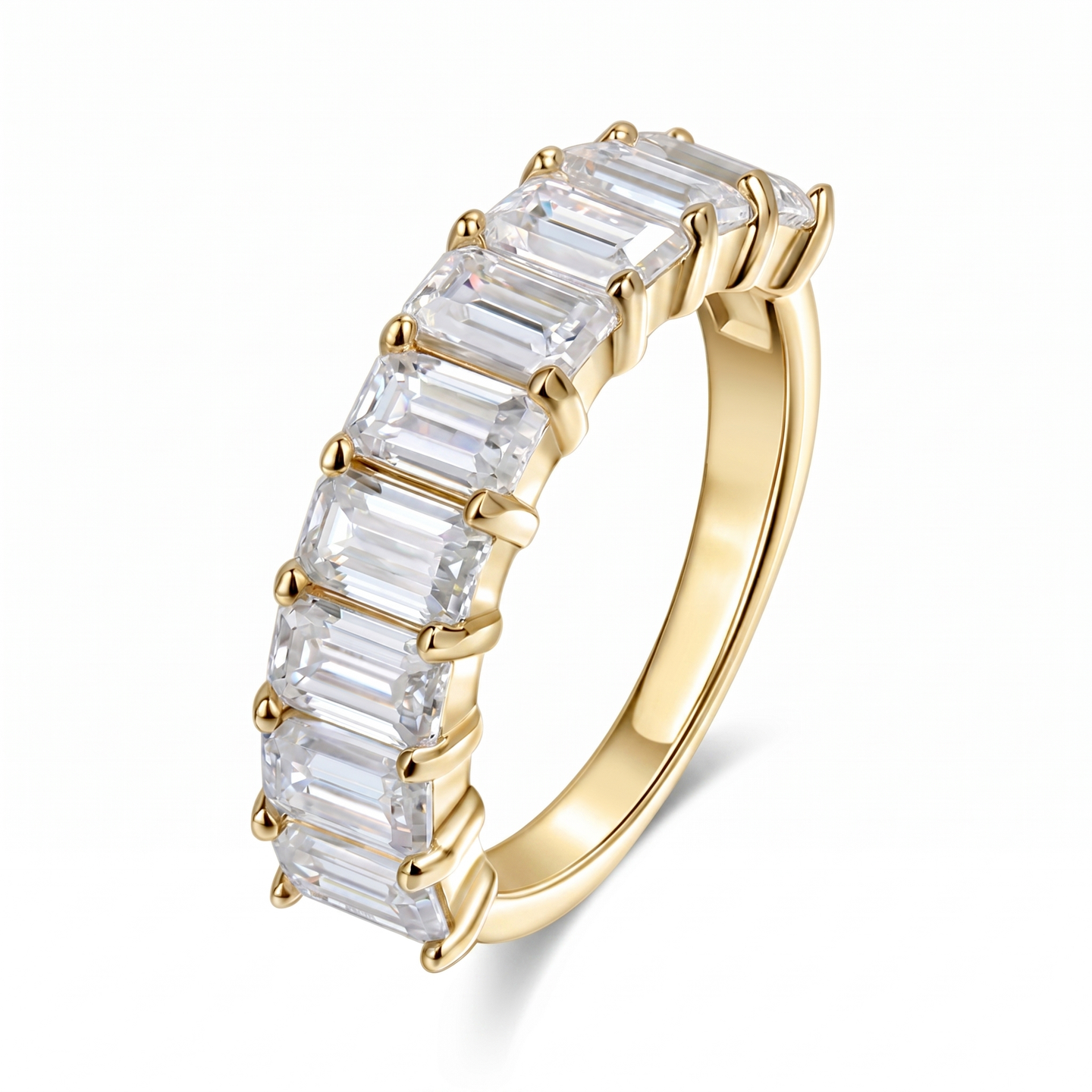 Monaco Emerald Ring - Gold