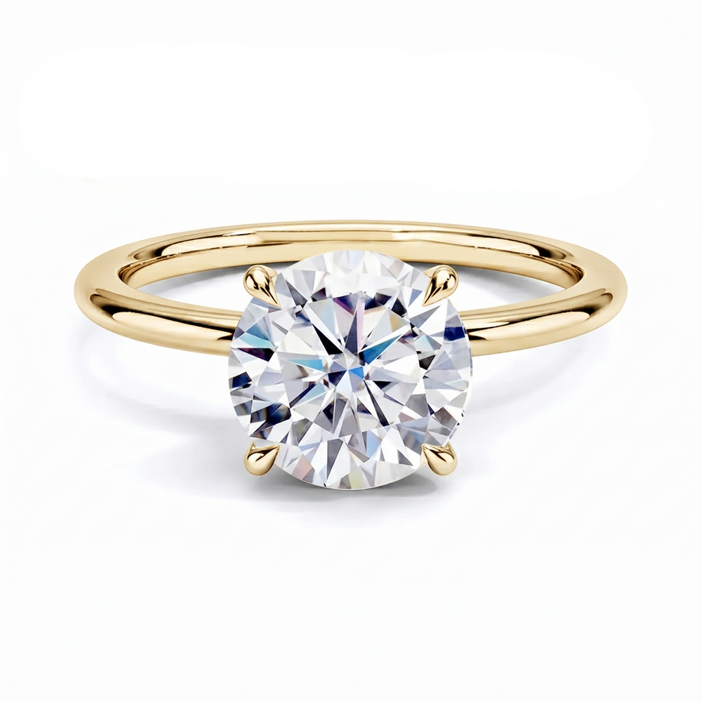 Classic Solitaire Ring - Gold