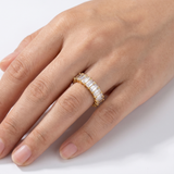 Monaco Emerald Ring - Gold