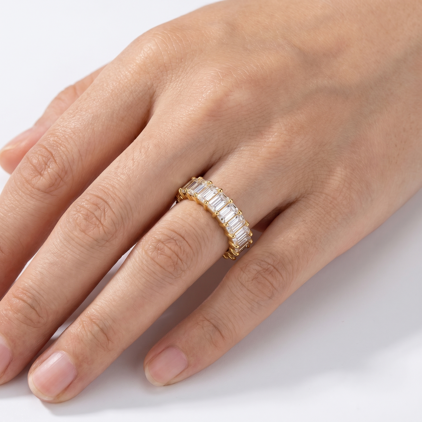 Monaco Emerald Ring - Gold