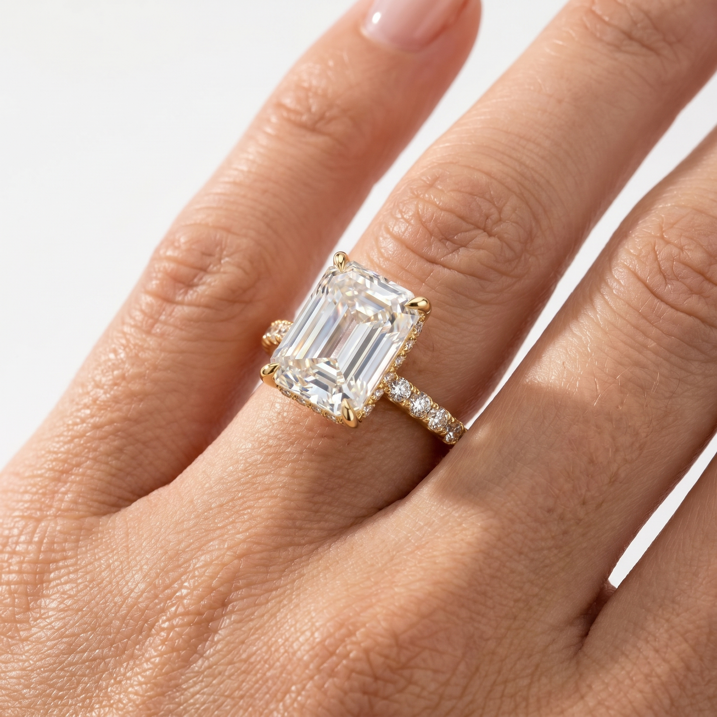 Isabella Emerald Ring - Gold