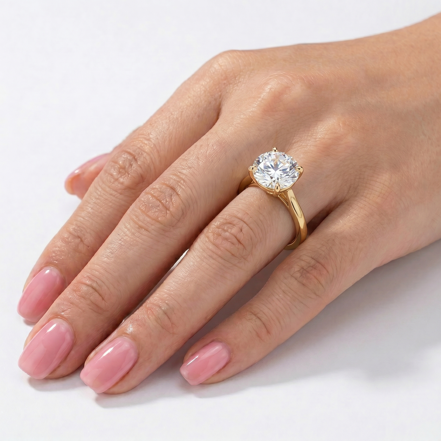 Classic Solitaire Ring - Gold