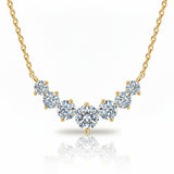 שרשרת יהלומים מודרגת - Clairé - זהב