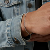 צמיד ריי 2 מ"מ - כסף