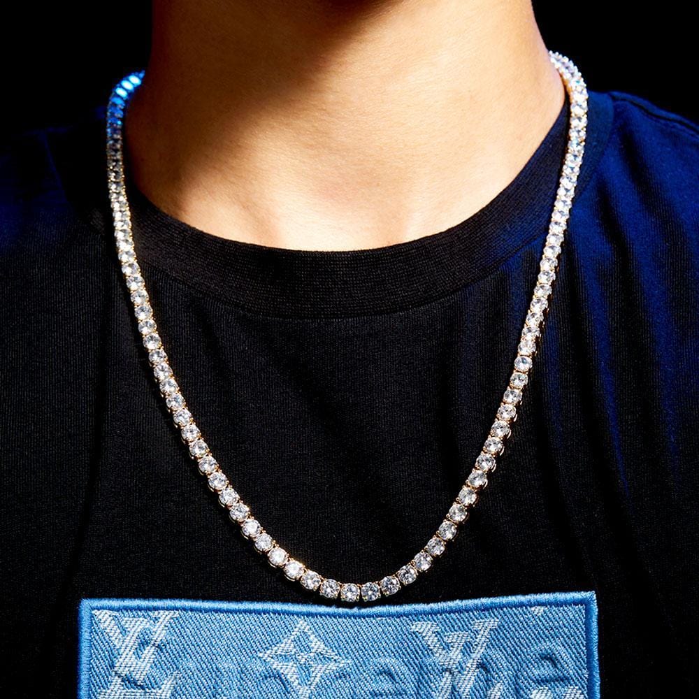 שרשרת טניס 5 מ"מ - זהב