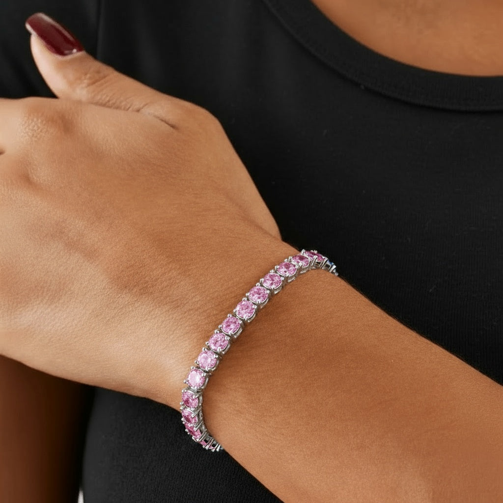 Rosé Tennis Bracelet