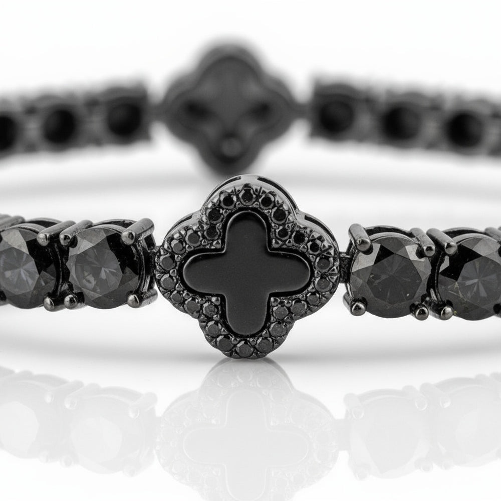 צמיד טניס תלתן - Midnight