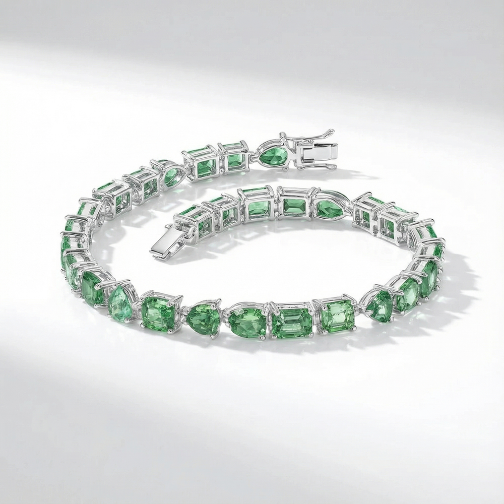 Mélange Bracelet - Emerald Green