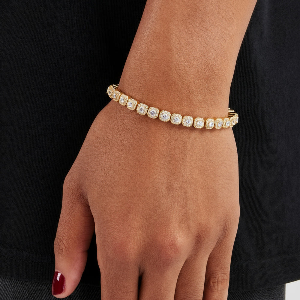 Celeste Tennis Bracelet - 18k Gold