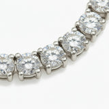 Aura Tennis Necklace 3MM - 18k White Gold
