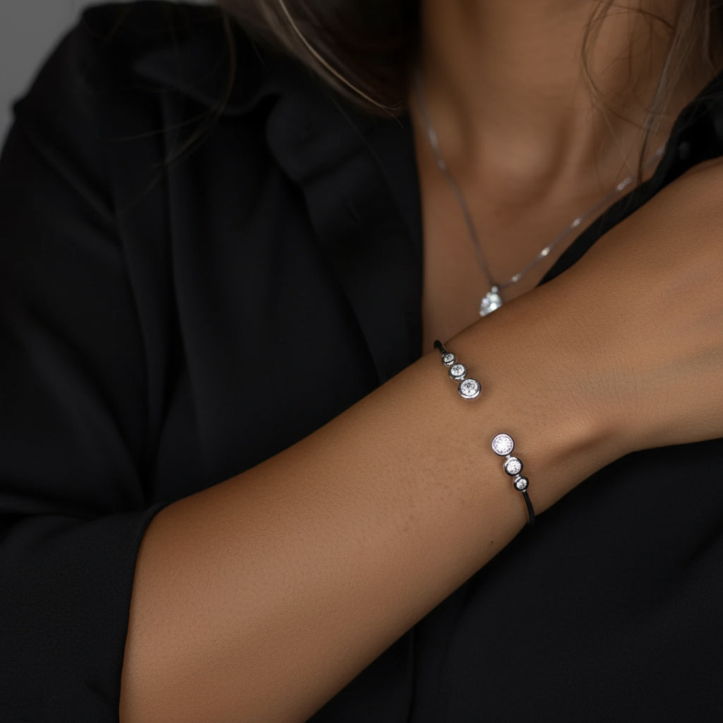 צמיד Luna - זהב לבן