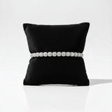 צמיד טניס Celeste - זהב לבן