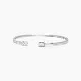 Noga Bangle Bracelet - White Gold