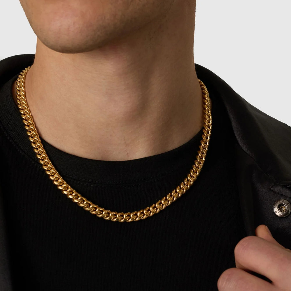 Cuban Chain 8MM Gold