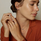 Astra Zodiac Sign Necklace In Silver