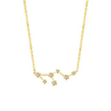Astra Zodiac Sign Necklace In Gold