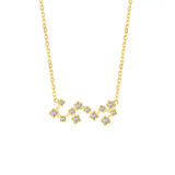 Astra Zodiac Sign Necklace In Gold