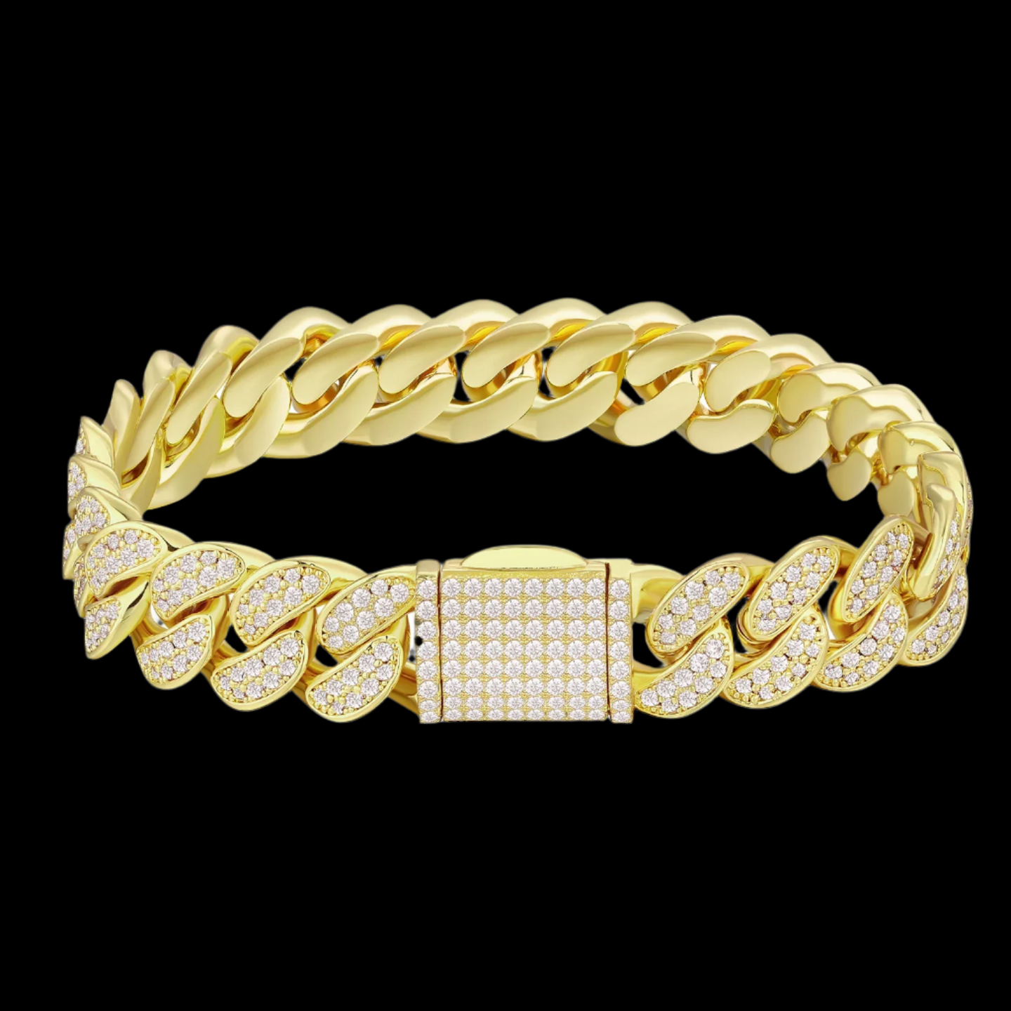 HAVEN – Iced Cuban Bracelet 12mm