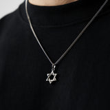 Star of David Pendant - Silver