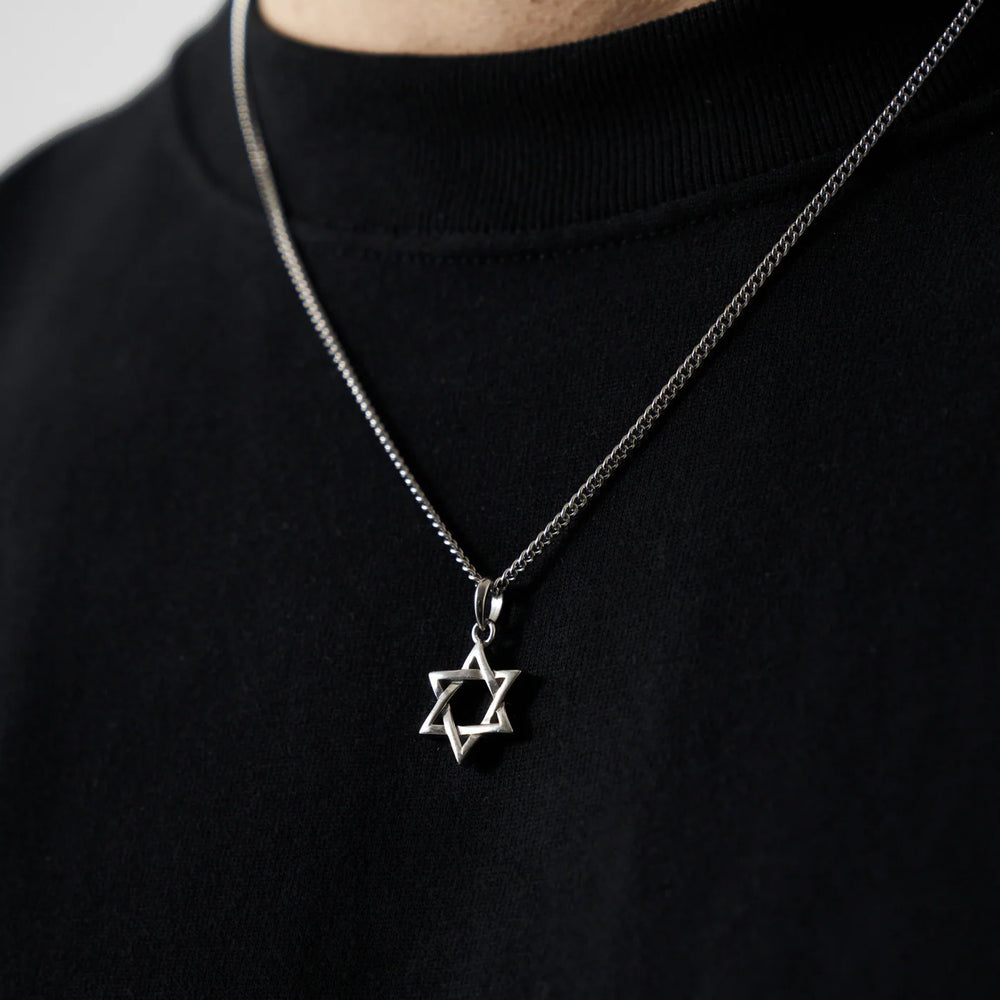 Star of David Pendant - Silver