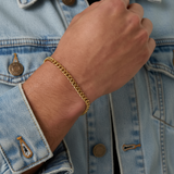 Cuban Bracelet 4MM - Gold