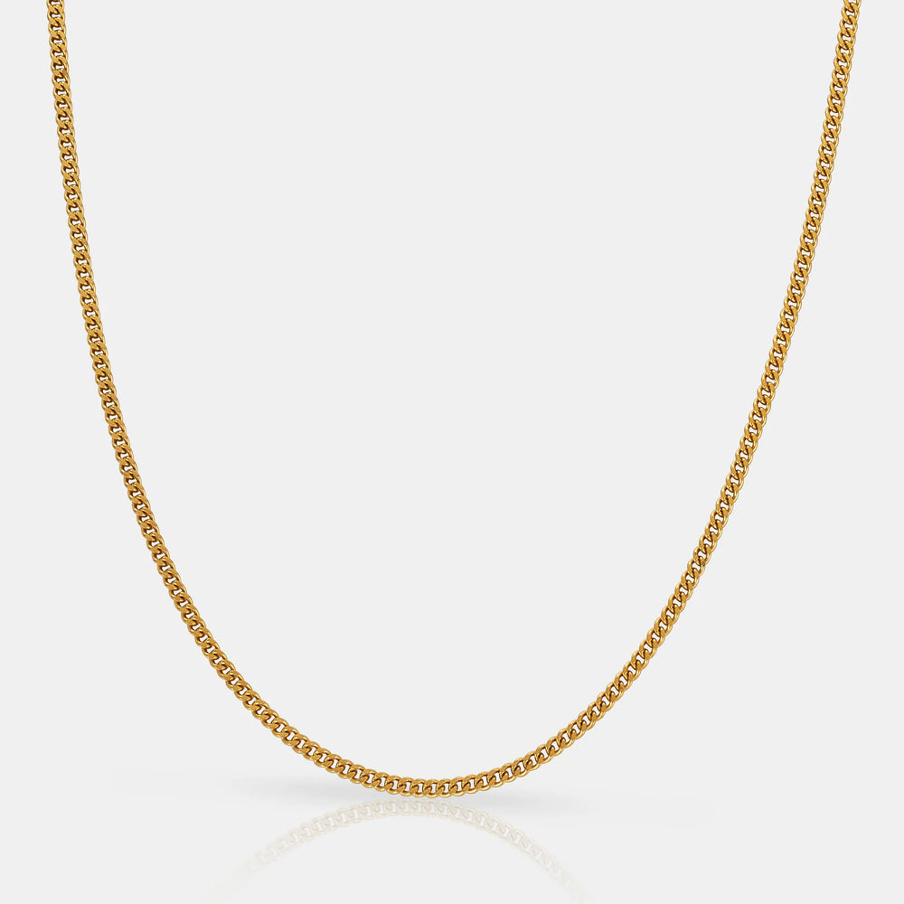 Ray Chain 2MM Gold