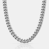 שרשרת קובנית 10 מ"מ – כסף