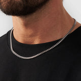 Cuban Chain 4MM Silver