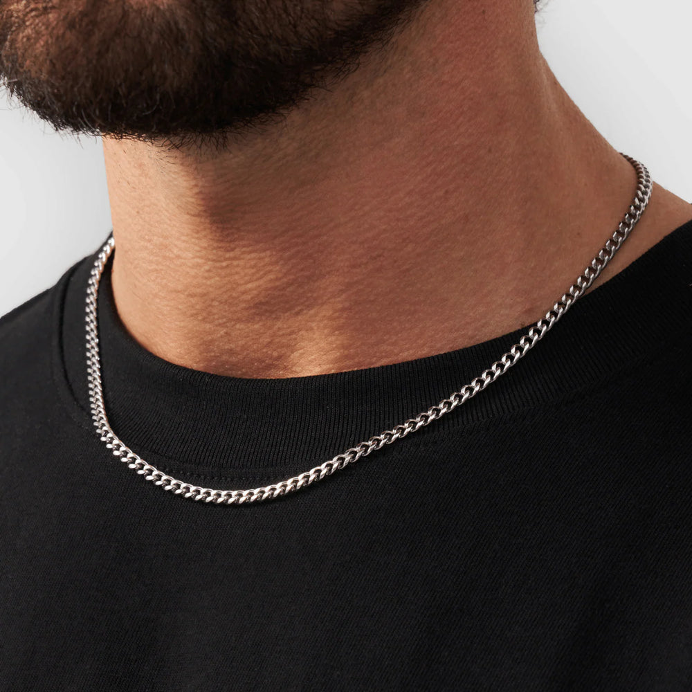 Cuban Chain 4MM Silver