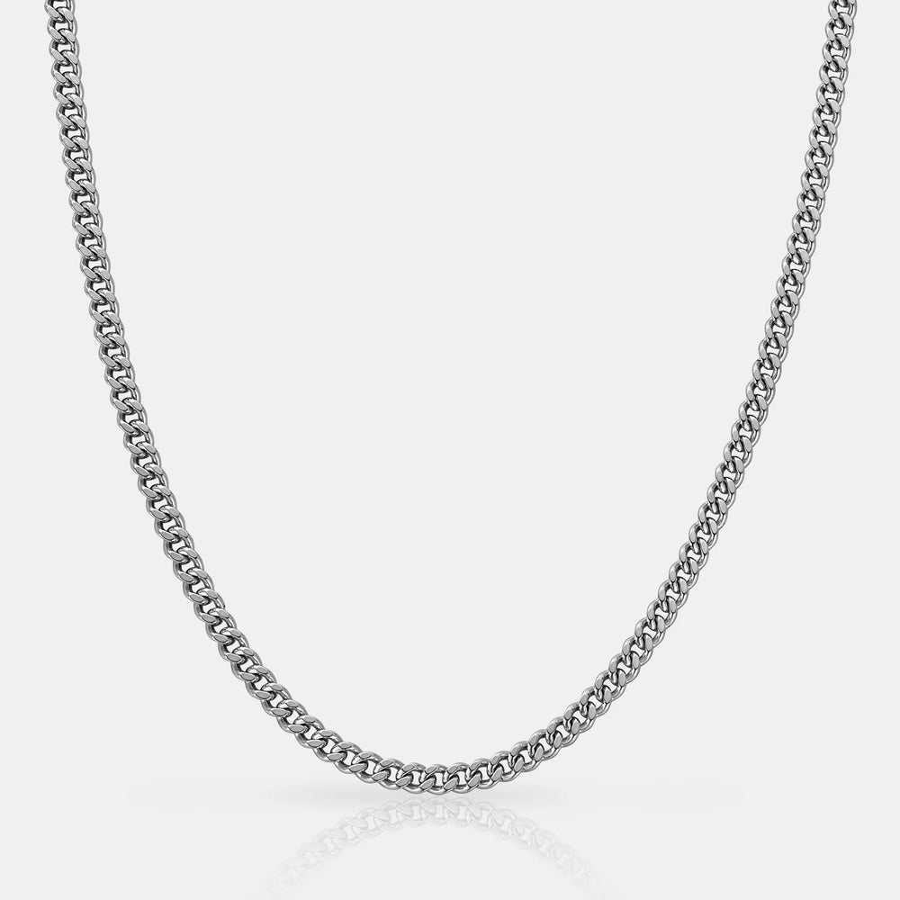 Cuban Chain 4MM Silver