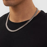 Cuban Chain 8MM Silver