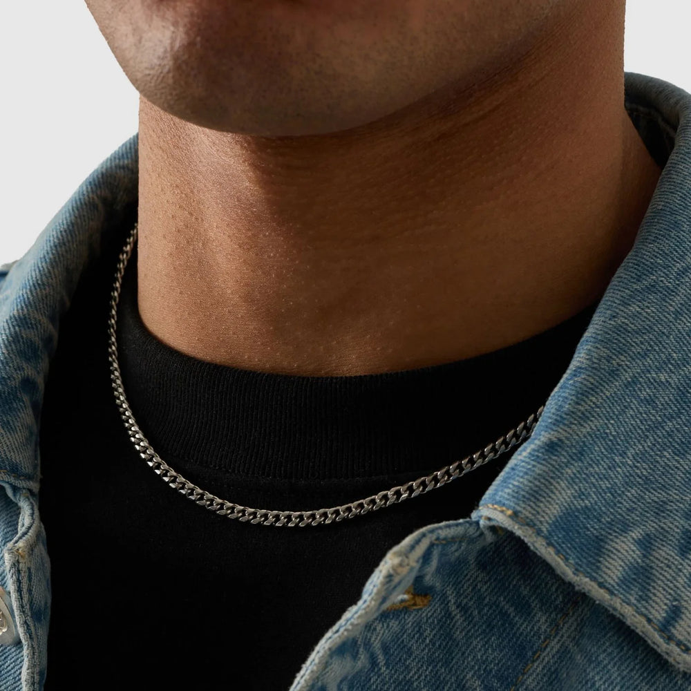Cuban Chain 4MM Silver