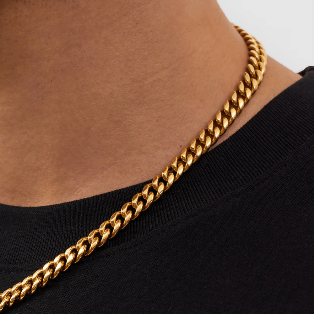 Cuban Chain 8MM Gold