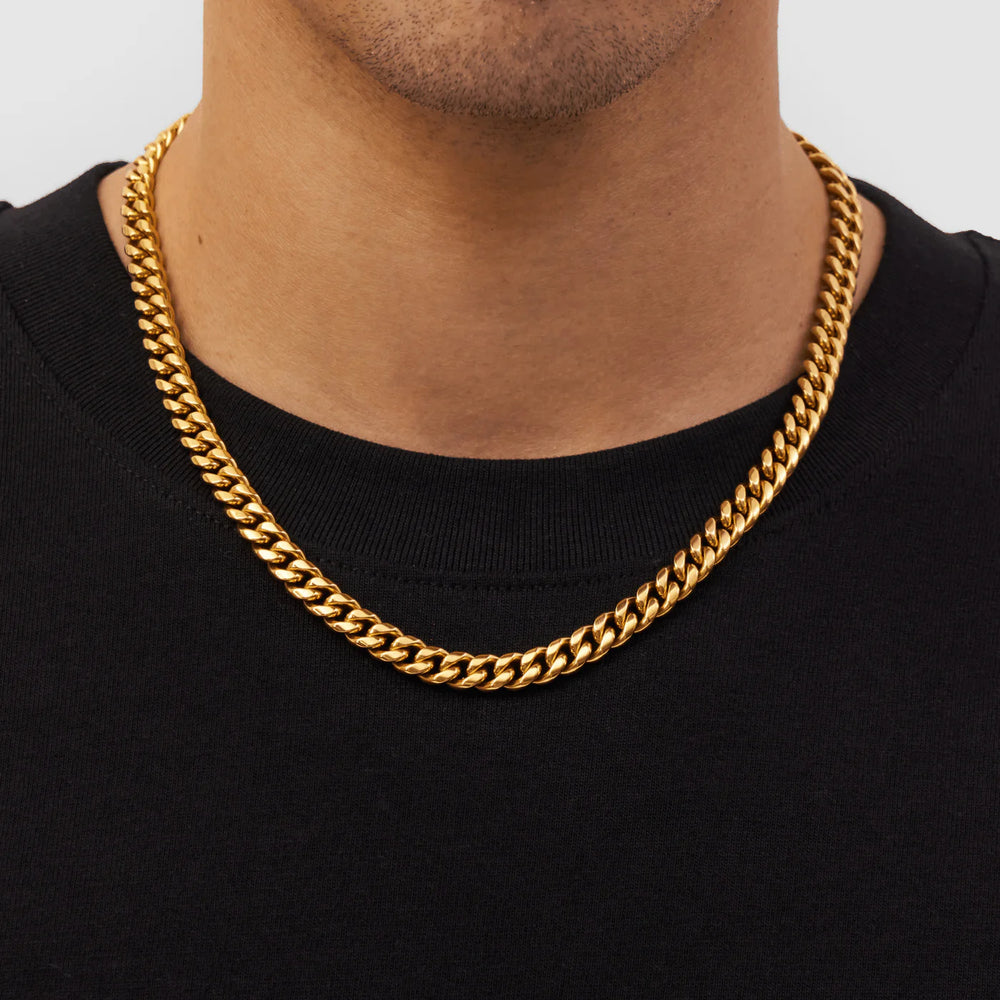 Cuban Chain 8MM Gold