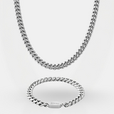 Cuban Set 8MM – Silver
