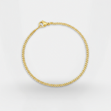 צמיד ריי 2 מ"מ - זהב