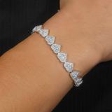 צמיד טניס לב - Amóre