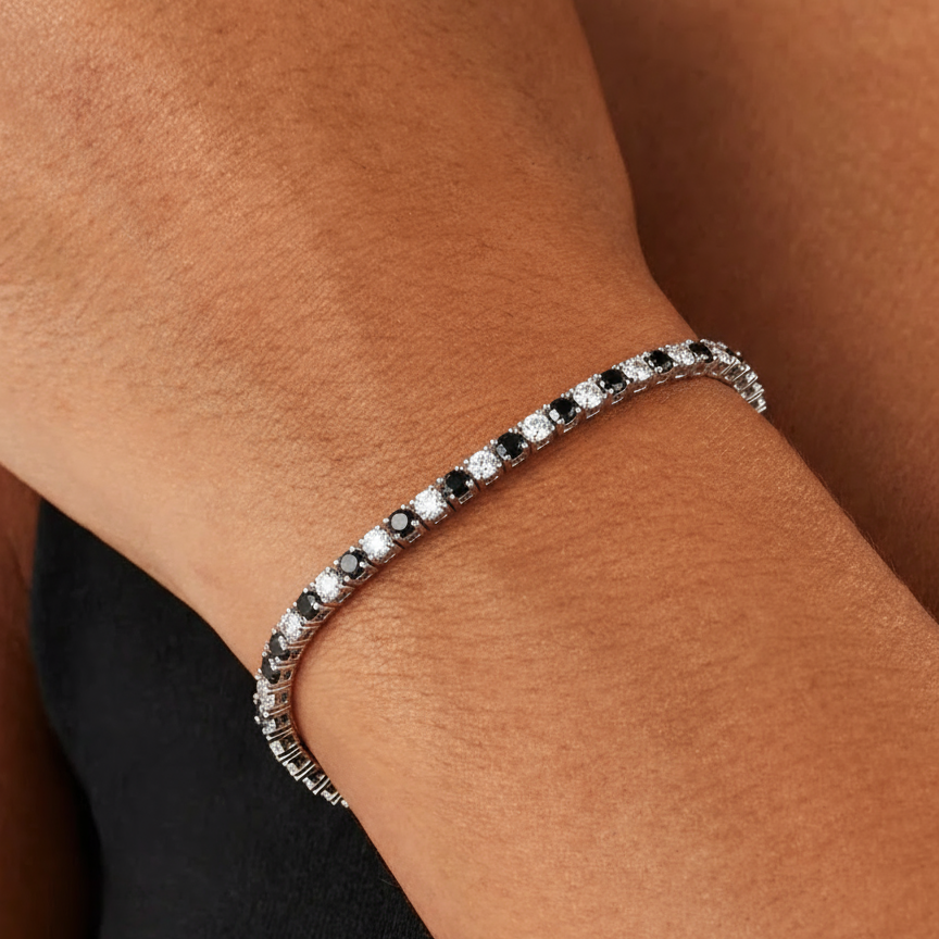 צמיד טניס Noir