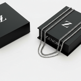 Cuban & Rope Chain Set - Silver