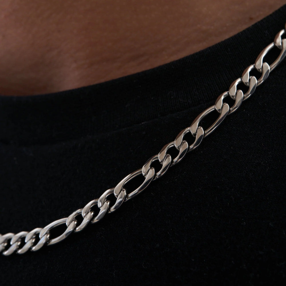Figaro Chain 5MM Silver
