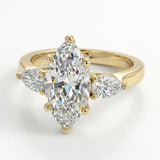 Marquise Royale Ring - Yellow Gold