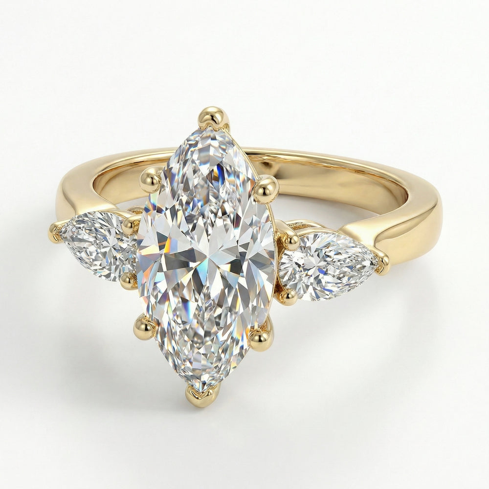 Marquise Royale Ring - Yellow Gold