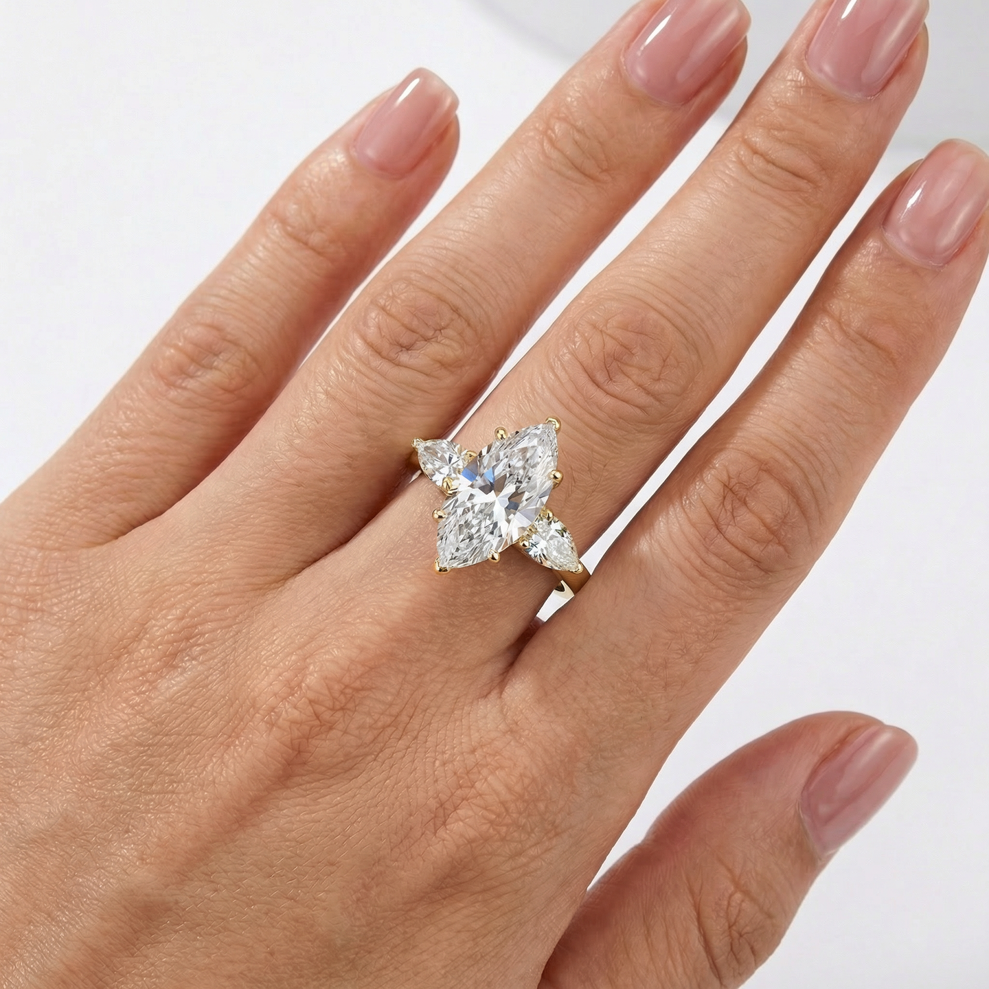 Marquise Royale Ring - Yellow Gold