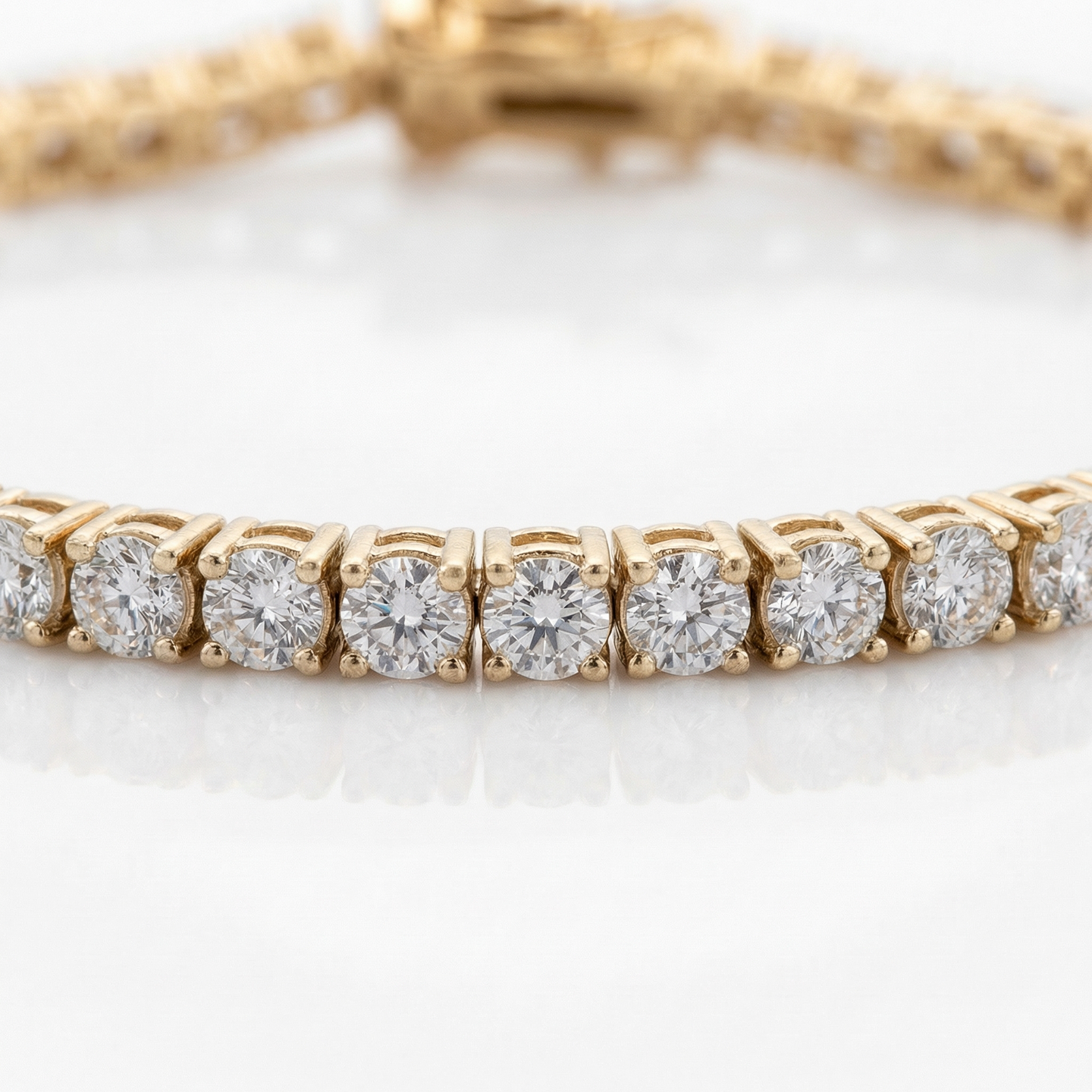Aura Tennis Bracelet 3MM - Gold
