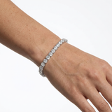 Aria Tennis Bracelet 5MM - White Gold