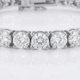 Aria Tennis Bracelet 5MM - White Gold